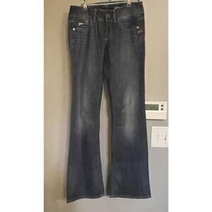 G-star Lynn Bootcut Jeans Raw Denim Womens‎ sz 27x32 EUC